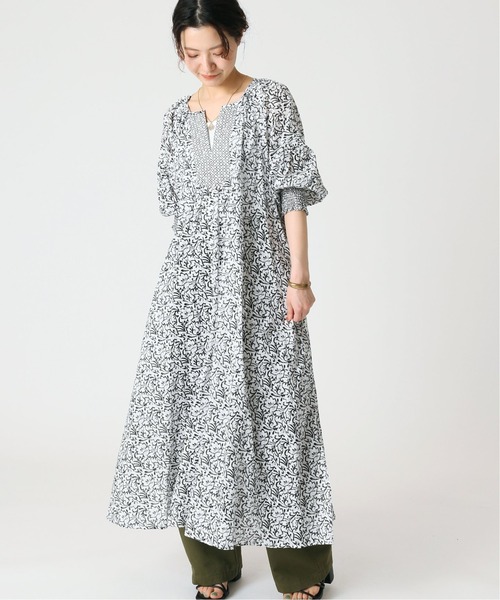 ドビープリントスモックワンピース ワンピース Simplicite シンプリシテェ のファッション通販 Zozotown