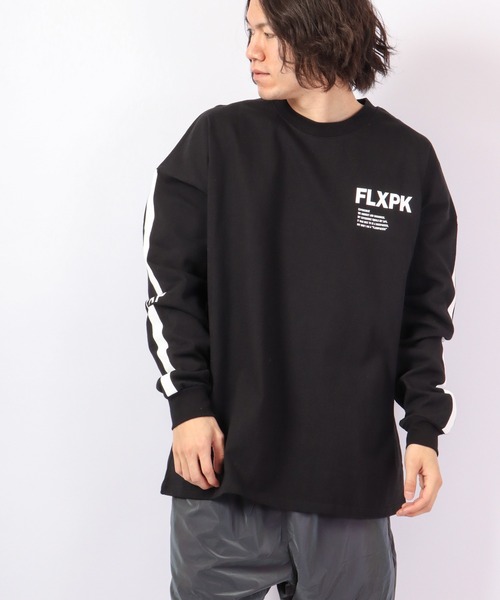 FLASH PACKER(フラッシュパッカー)の「FLASH PACKER ヘビーオンス長袖TEE(Tシャツ/カットソー・メンズ・ブラック/マスタード/ホワイト・M/XL/L/S)」の3枚目の写真