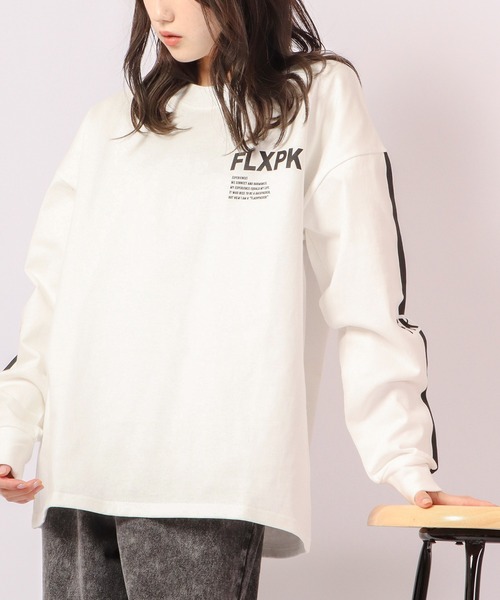 FLASH PACKER(フラッシュパッカー)の「FLASH PACKER ヘビーオンス長袖TEE(Tシャツ/カットソー・メンズ・ブラック/マスタード/ホワイト・M/XL/L/S)」の13枚目の写真