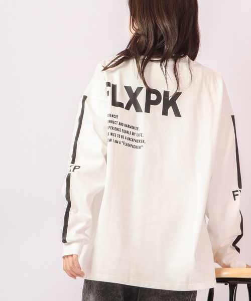 FLASH PACKER(フラッシュパッカー)の「FLASH PACKER ヘビーオンス長袖TEE(Tシャツ/カットソー・メンズ・ブラック/マスタード/ホワイト・M/XL/L/S)」の16枚目の写真