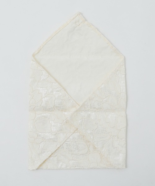 niana(ニアナ)の「レースハンカチーフ袱紗(ハンカチ/ハンドタオル・レディース・グレー/ブラック/ベージュ・FREE)」の8枚目の写真