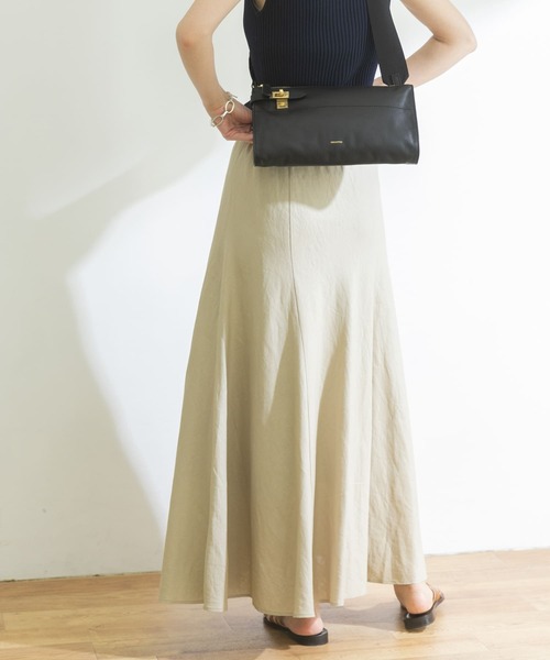 リネンレーヨンフレアスカート URBAN RESEARCH（アーバンリサーチ）の「リネンレーヨンフレア