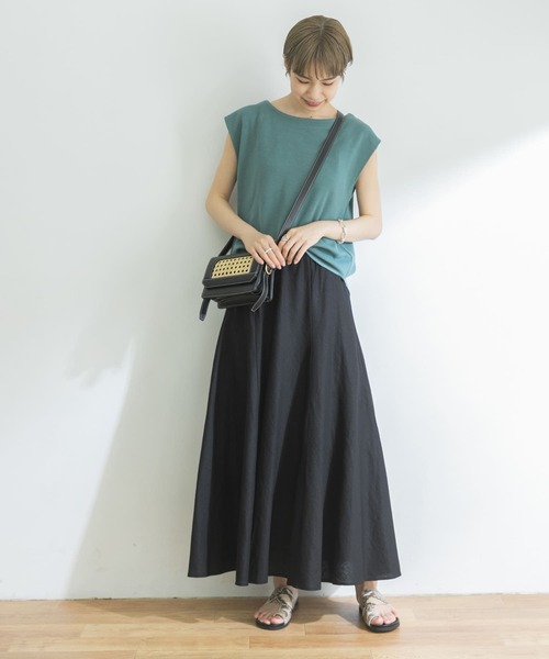リネンレーヨンフレアスカート URBAN RESEARCH（アーバンリサーチ）の「リネンレーヨンフレア