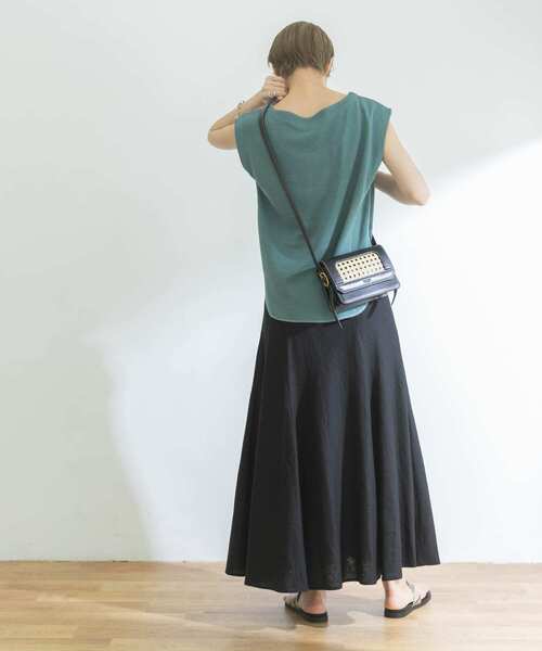 URBAN RESEARCH（アーバンリサーチ）の「リネンレーヨンフレアスカート（スカート・レディース・ブラック/ブルー/ベージュ・FREE）」の19枚目の写真