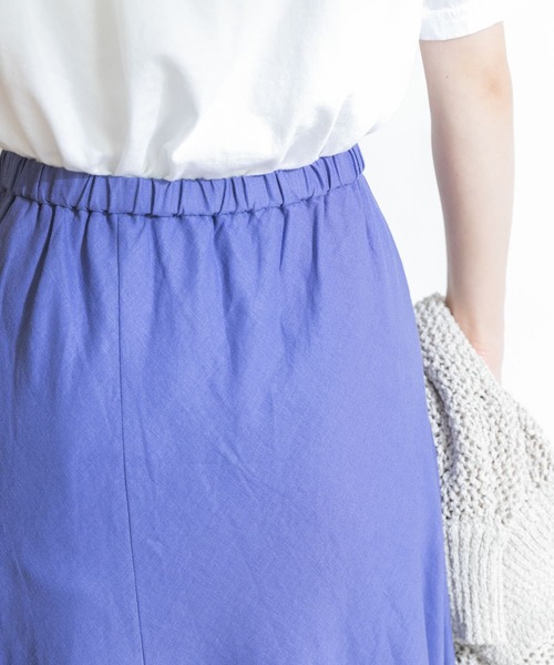 URBAN RESEARCH（アーバンリサーチ）の「リネンレーヨンフレアスカート（スカート・レディース・ブラック/ブルー/ベージュ・FREE）」の20枚目の写真
