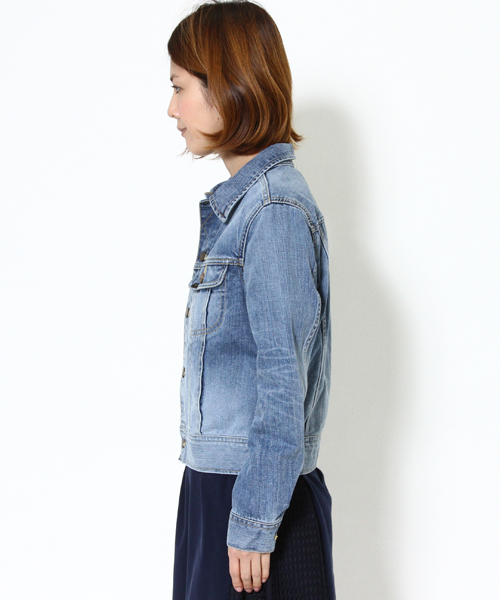 AMERICAN RAG CIE(アメリカンラグシー)の「LEE×AMERICAN RAG CIE別注デニムジャケット/213-LEJ-LB9941-146(デニムジャケット・レディース・インディゴブルー・S/X-SMALL)」の3枚目の写真