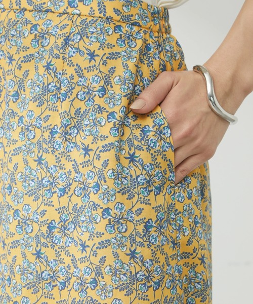 Green Parks(グリーンパークス)の「柄ティアードスカート(スカート・レディース・ブラウン/グレー/イエロー・FREE)」の19枚目の写真