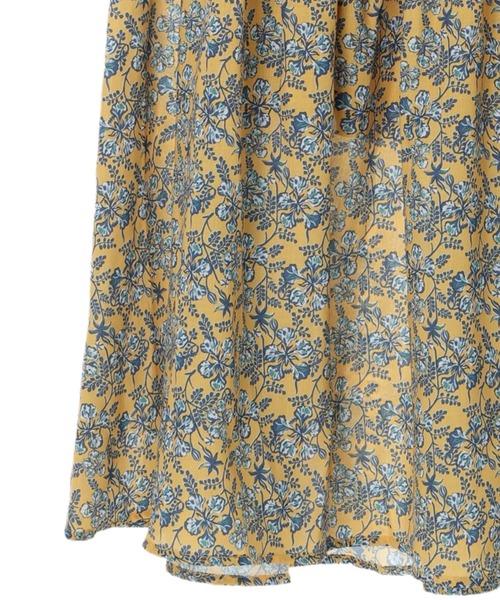 Green Parks(グリーンパークス)の「柄ティアードスカート(スカート・レディース・ブラウン/グレー/イエロー・FREE)」の17枚目の写真