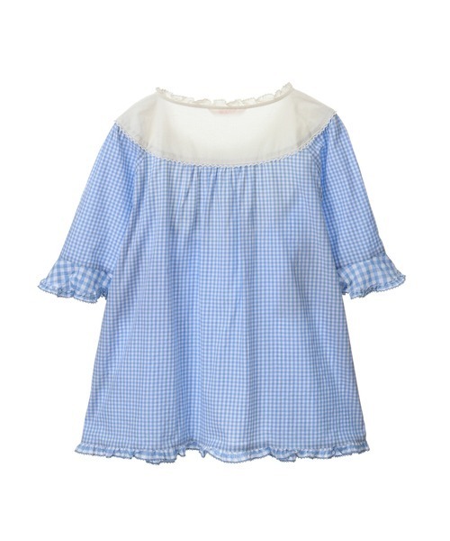 PINK HOUSE（ピンクハウス）の「ブルーベリー刺繍入りギンガム