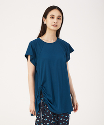 qualite | ストライプテープドロストカットソー(Tシャツ/カットソー)