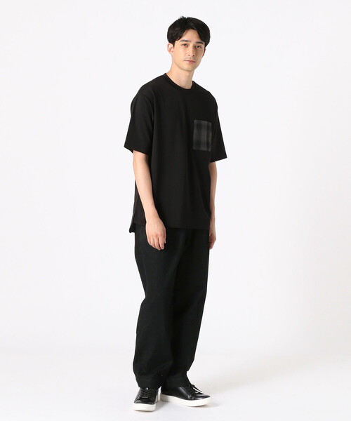 COMME CA ISM（コムサイズム）の「１タック デニムパンツ（デニムパンツ・メンズ・ネイビー/ブラック・LARGE/MEDIUM/SMALL）」の3枚目の写真