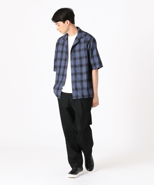 COMME CA ISM（コムサイズム）の「１タック デニムパンツ（デニムパンツ・メンズ・ネイビー/ブラック・LARGE/MEDIUM/SMALL）」の4枚目の写真