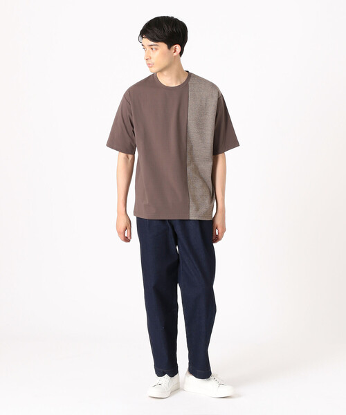 COMME CA ISM（コムサイズム）の「１タック デニムパンツ（デニムパンツ・メンズ・ネイビー/ブラック・LARGE/MEDIUM/SMALL）」の6枚目の写真