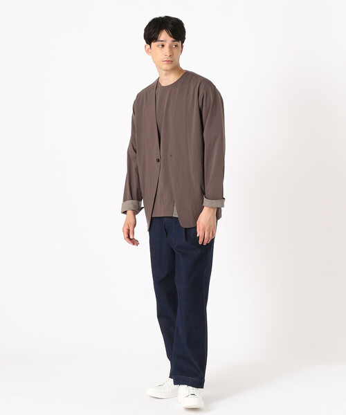 COMME CA ISM（コムサイズム）の「１タック デニムパンツ（デニムパンツ・メンズ・ネイビー/ブラック・LARGE/MEDIUM/SMALL）」の7枚目の写真