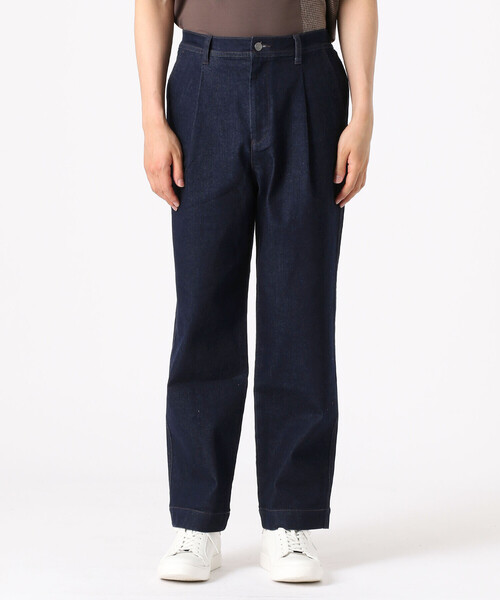 COMME CA ISM（コムサイズム）の「１タック デニムパンツ（デニムパンツ・メンズ・ネイビー/ブラック・LARGE/MEDIUM/SMALL）」の9枚目の写真