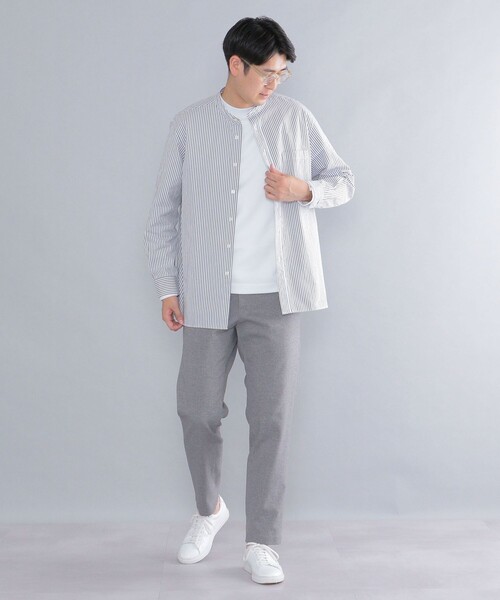 SHIPS(シップス)の「SHIPS: SOLOTEX(R) FULFLAN(R) ハイブリッド イージーパンツ 22FW(チノパンツ・メンズ・ダークグレー/ブラック/ライトグレー・SMALL/MEDIUM/LARGE/X-LARGE)」の14枚目の写真