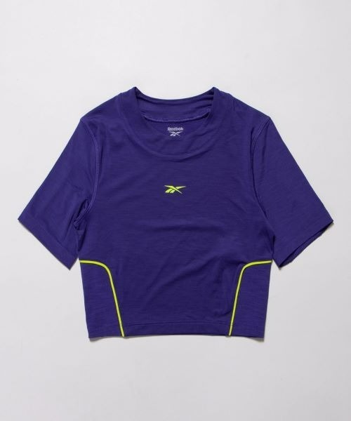 Reebok（リーボック）の「レズミルズR アクティブチル スタイル Tシャツ  / Les MillsR ACTIVCHILL Style T-Shirt （Tシャツ/カットソー・レディース・パープル・X-LARGE/MEDIUM/SMALL/X-SMALL/LARGE）」の7枚目の写真