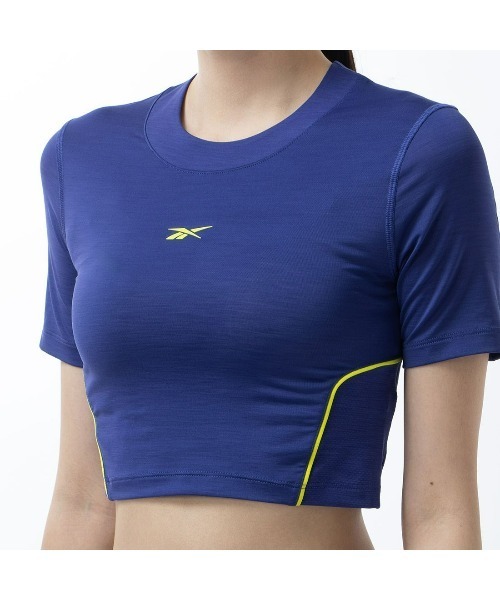 Reebok（リーボック）の「レズミルズR アクティブチル スタイル Tシャツ  / Les MillsR ACTIVCHILL Style T-Shirt （Tシャツ/カットソー・レディース・パープル・X-LARGE/MEDIUM/SMALL/X-SMALL/LARGE）」の5枚目の写真