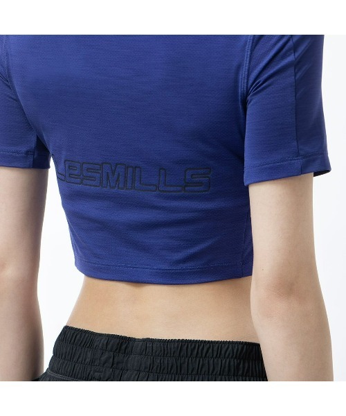 Reebok（リーボック）の「レズミルズR アクティブチル スタイル Tシャツ  / Les MillsR ACTIVCHILL Style T-Shirt （Tシャツ/カットソー・レディース・パープル・X-LARGE/MEDIUM/SMALL/X-SMALL/LARGE）」の6枚目の写真