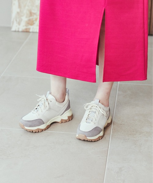 ANGIE(アンジー)の「ダッドスニーカー(スニーカー・レディース・ホワイト/ベージュ/グレー・MEDIUM/LARGE/X-LARGE)」の8枚目の写真