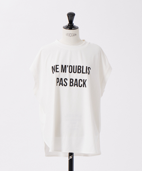 abahouse mavie（アバハウスマヴィ）の「フレンチオーバーロゴＴシャツ（Tシャツ/カットソー・レディース・ホワイト/チャコールグレー/ダークオレンジ・フリー）」の22枚目の写真