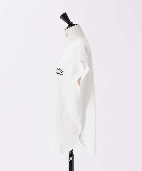 abahouse mavie（アバハウスマヴィ）の「フレンチオーバーロゴＴシャツ（Tシャツ/カットソー・レディース・ホワイト/チャコールグレー/ダークオレンジ・フリー）」の19枚目の写真