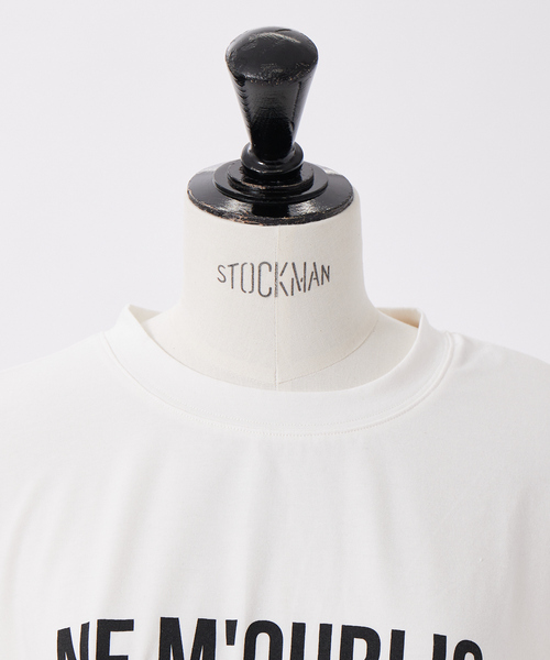 abahouse mavie（アバハウスマヴィ）の「フレンチオーバーロゴＴシャツ（Tシャツ/カットソー・レディース・ホワイト/チャコールグレー/ダークオレンジ・フリー）」の5枚目の写真