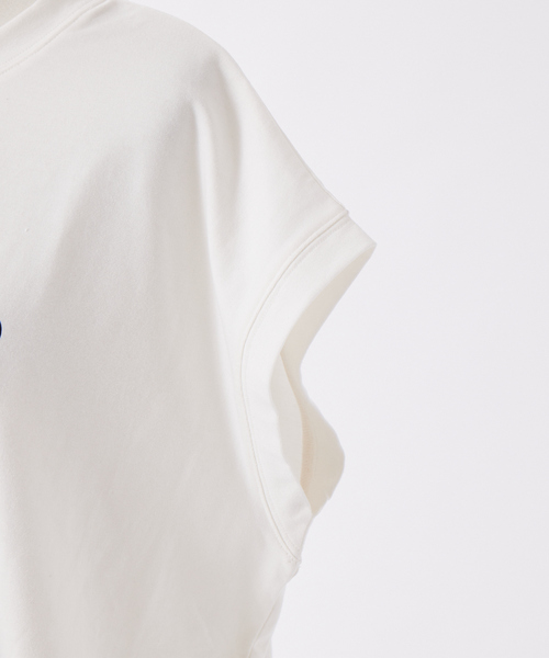 abahouse mavie（アバハウスマヴィ）の「フレンチオーバーロゴＴシャツ（Tシャツ/カットソー・レディース・ホワイト/チャコールグレー/ダークオレンジ・フリー）」の17枚目の写真