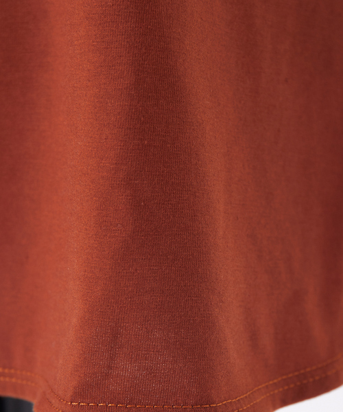 abahouse mavie（アバハウスマヴィ）の「フレンチオーバーロゴＴシャツ（Tシャツ/カットソー・レディース・ホワイト/チャコールグレー/ダークオレンジ・フリー）」の18枚目の写真