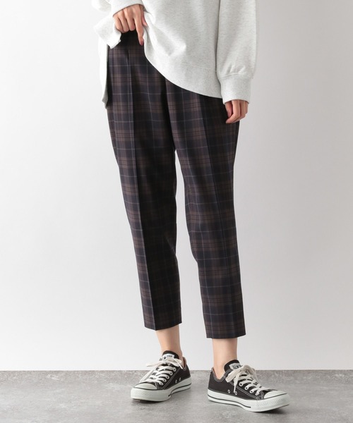 GLOBAL WORK（グローバルワーク）の「ウツクシルエットテーパー柄/268925（その他パンツ・レディース・グレー系その他/グレー系その他2/グレー系その他3/ブラウン系その他/ネイビー系/ネイビー系1/ネイビー系2・X-SMALL/SMALL/MEDIUM/LARGE/X-LARGE/XX-LARGE）」の14枚目の写真