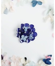 【Tresor】小さな紫陽花　ブローチ(MA)