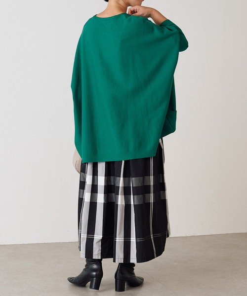 BEARDSLEY（ビアズリー）の「Cotton BIGニット（ニット/セーター・レディース・ダークグレー/ベージュ/グリーン/オレンジ・FREE）」の16枚目の写真