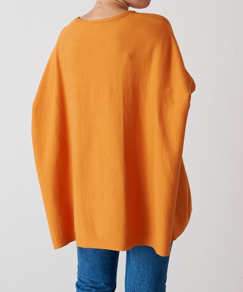 BEARDSLEY（ビアズリー）の「Cotton BIGニット（ニット/セーター・レディース・ダークグレー/ベージュ/グリーン/オレンジ・FREE）」の10枚目の写真