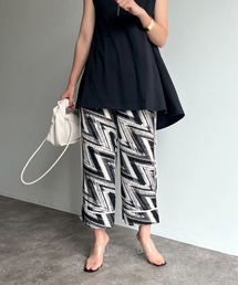 prose verse | 《WEB限定》幾何柄パイピングラインパンツ(その他パンツ)