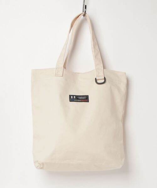 UNDER ARMOUR（アンダーアーマー）の「UAキャンバス トートバッグ（トレーニング/メンズ/レディース）（ショルダーバッグ・レディース・ブラック/ホワイト・ONESIZE）」の13枚目の写真