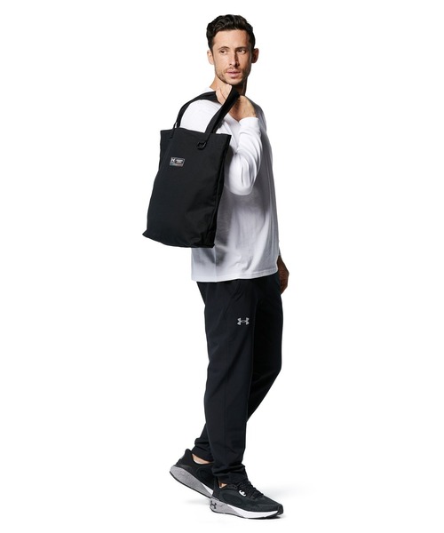 UNDER ARMOUR（アンダーアーマー）の「UAキャンバス トートバッグ（トレーニング/メンズ/レディース）（ショルダーバッグ・レディース・ブラック/ホワイト・ONESIZE）」の15枚目の写真