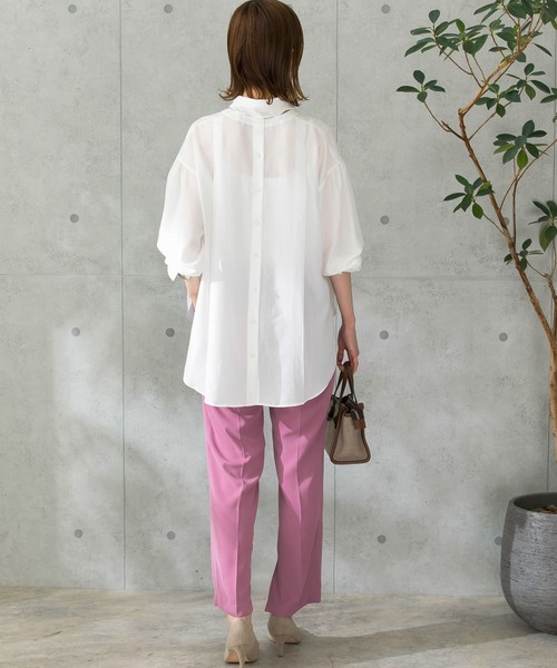 URBAN RESEARCH ROSSO（アーバンリサーチロッソ）の「ウォッシャブルインサイドスリットイージーパンツ（その他パンツ・レディース・ベージュ/ピンク/グリーン系その他・FREE）」の9枚目の写真