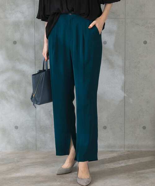 URBAN RESEARCH ROSSO（アーバンリサーチロッソ）の「ウォッシャブルインサイドスリットイージーパンツ（その他パンツ・レディース・ベージュ/ピンク/グリーン系その他・FREE）」の11枚目の写真