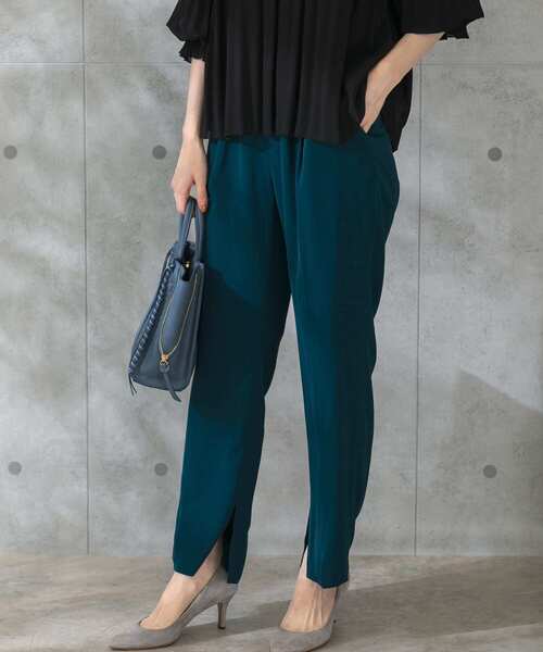 URBAN RESEARCH ROSSO（アーバンリサーチロッソ）の「ウォッシャブルインサイドスリットイージーパンツ（その他パンツ・レディース・ベージュ/ピンク/グリーン系その他・FREE）」の12枚目の写真