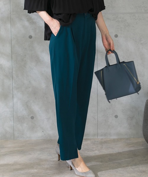 URBAN RESEARCH ROSSO（アーバンリサーチロッソ）の「ウォッシャブルインサイドスリットイージーパンツ（その他パンツ・レディース・ベージュ/ピンク/グリーン系その他・FREE）」の13枚目の写真