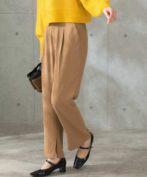 URBAN RESEARCH ROSSO（アーバンリサーチロッソ）の「ウォッシャブルインサイドスリットイージーパンツ（その他パンツ・レディース・ベージュ/ピンク/グリーン系その他・FREE）」の16枚目の写真