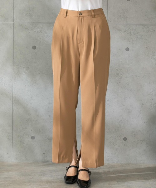 URBAN RESEARCH ROSSO（アーバンリサーチロッソ）の「ウォッシャブルインサイドスリットイージーパンツ（その他パンツ・レディース・ベージュ/ピンク/グリーン系その他・FREE）」の21枚目の写真