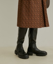 Juze | ボリュームソールストレッチロングブーツ(ブーツ)