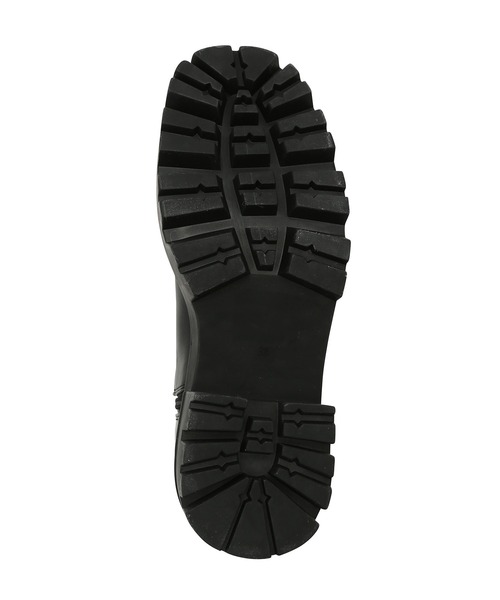 Juze（ジュゼ）の「ボリュームソールストレッチロングブーツ（ブーツ・レディース・ベージュ系その他2/ブラック・M/L/S）」の6枚目の写真