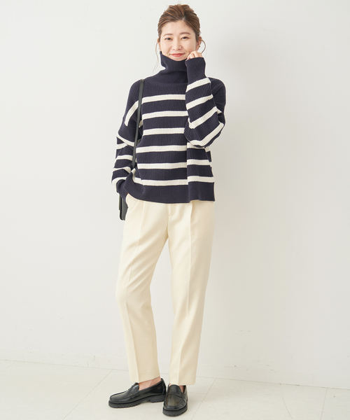 Spick & Spanスピックアンドスパン/PL/WOギャバ テーパードパンツ Spick & Span（スピックアンドスパン）の「PL/WO ギャバ
