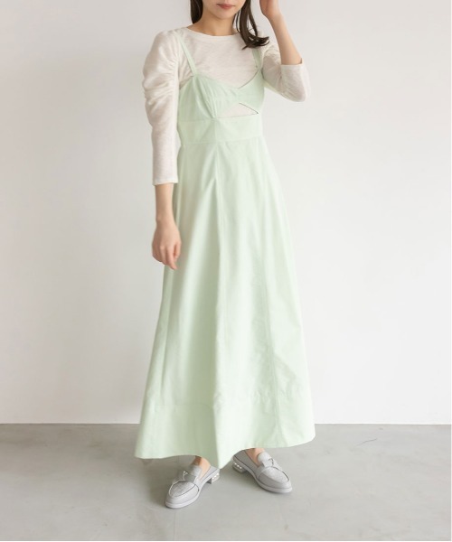 RANDA（ランダ）の「パールヒールローファーシューズ（ローファー・レディース・ブラック/アイボリー/グレー・M/L/S/LL）」の6枚目の写真