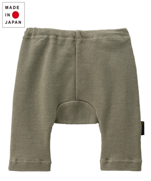 combimini（コンビミニ）の「日本製のびのびスリムハーフラップパンツ（その他パンツ・キッズ・イエロー系その他/ネイビー/カーキ/サックスブルー/ピンク・90/80/70）」の2枚目の写真