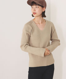 BEAMS HEART | BEAMS HEART / Vネック リブプルオーバー(ニット/セーター)