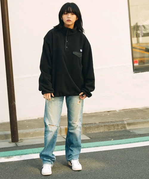 セール】【SPOC STORE】ワンポイントロゴネーム オーバーサイズハーフ