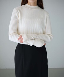 【cheriella】WEB限定ランダムリブプチハイネックニット新色追加 WEB LIMITED RANDOM RIB PETIT HIGH-NECK KNIT NEW COLOR